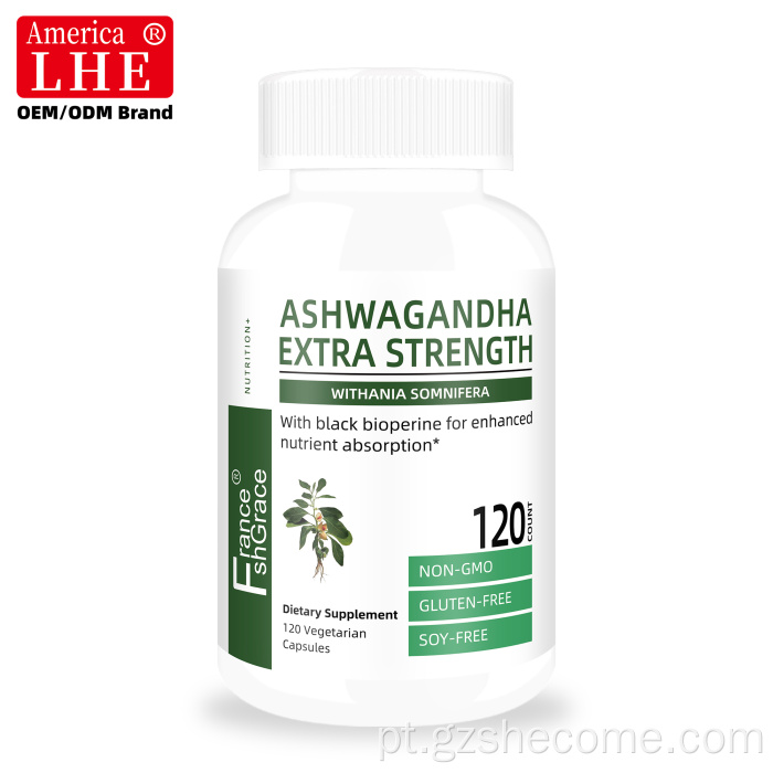 Shecome Ashwagandha Extra Força Orgânica 120 Cápsulas